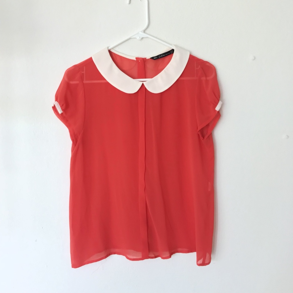 Zara Collar Blouse